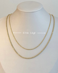 18K Italian Gold Rope Chain