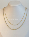 18K Italian Gold Rope Chain