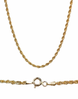 Italian 18K Gold San Francisco Chain