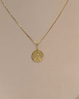 18K Gold Virgen del Valle Pendant