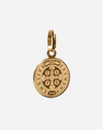 18K Italian Gold San Benito Polished Pendant