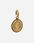 18K Italian Gold San Benito Polished Pendant