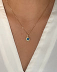 18K Italian Gold Evil Eye Pendant