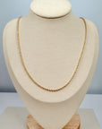 Italian 18K Gold San Francisco Chain